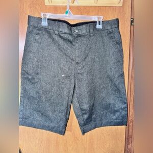 Volcom Charcoal Flat Front Shorts